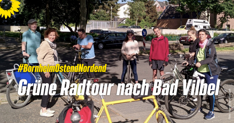 Radtour der Stadtteilgruppe Bornheim-Ostend gemeinsam mit dem Nordend 🚲