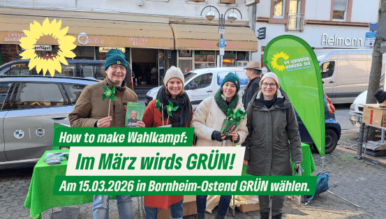 Kommunalwahlkampf 2026 für Bornheim-Ostend
